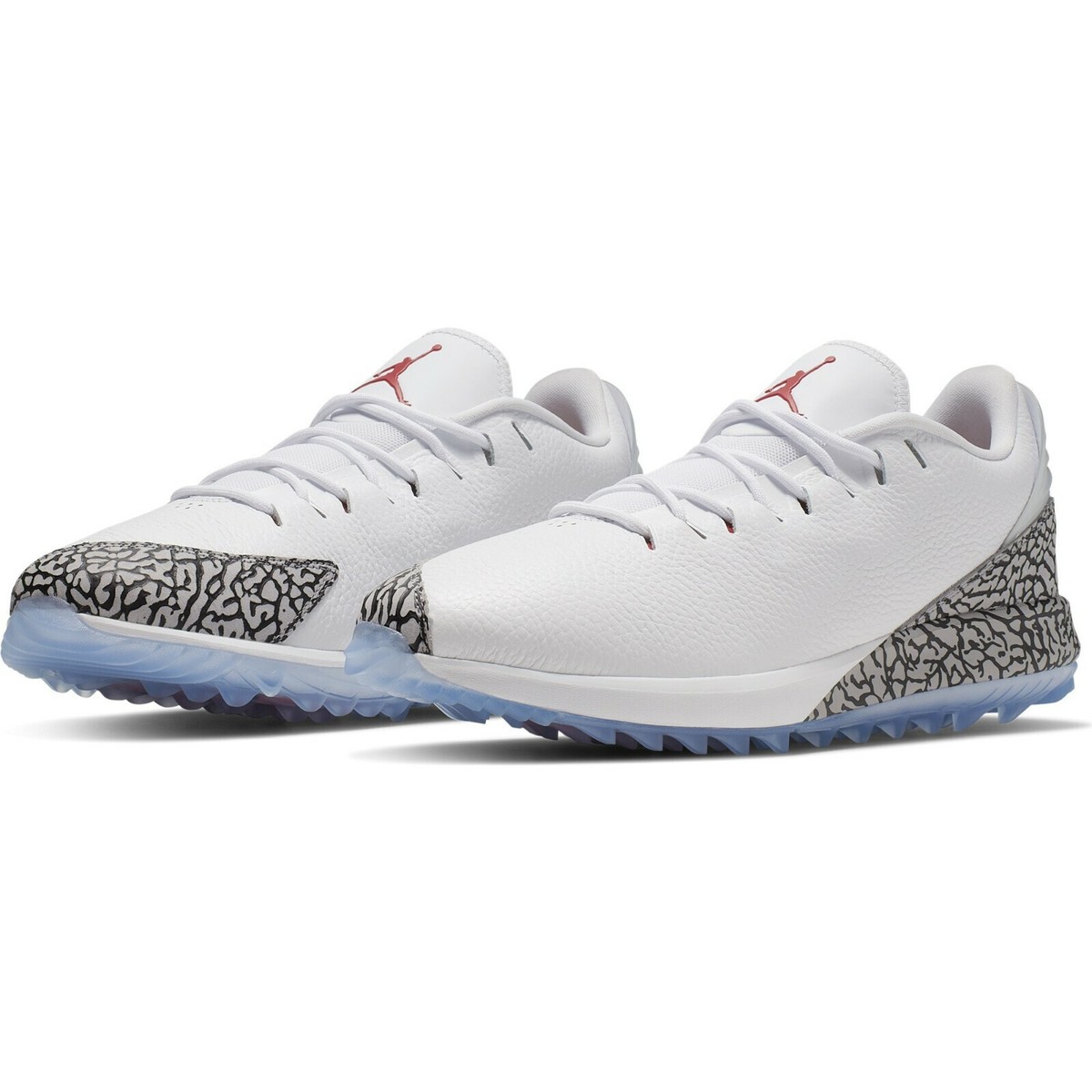 Nike Jordan ADG ADG1 Golf White Cement Fire Red Golf Shoes AR7995