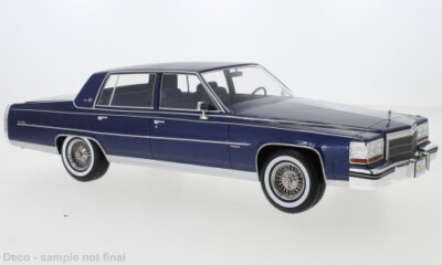 BoS 1982 Cadillac Fleetwood Brougham Metallic-Dark Blue 1:18*New
