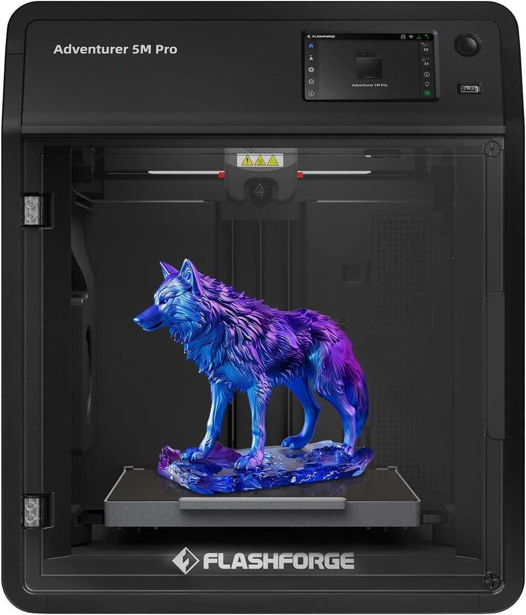 FLASHFORGE Adventurer 5M Pro 3D Printer 600mm/s High-Speed Core XY