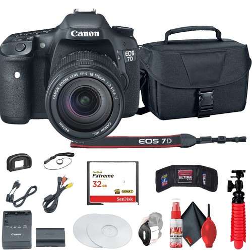 Canon EOS 7D Digital SLR Camera EF-S 15-85mm f/3.5-5.6 IS USM Lens