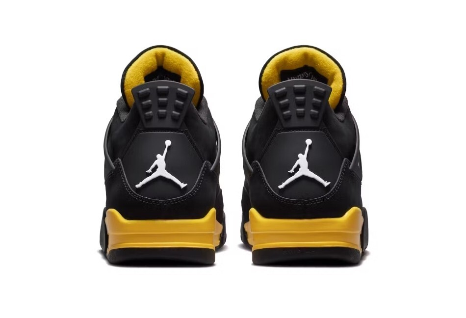 🔶2023 NIKE AIR JORDAN 4 THUNDER RETRO TOUR YELLOW BLACK OG US 14
