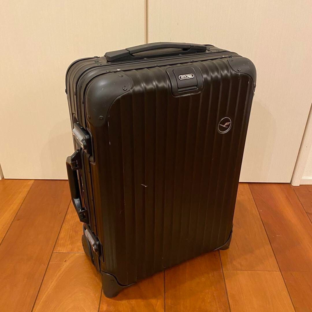 Rimowa Lufthansa topas 32L Black 2-wheels Carry Case Suitcase | eBay