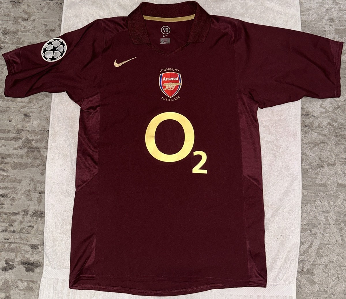 Thierry Henry Nike Arsenal 2005/06 Highbury Final Season O2 #14