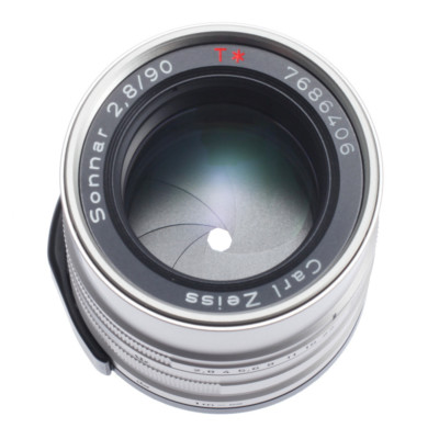 CONTAX CARL ZEISS G SONNAR T* 90mm F2.8 LENS 4 G1 G2 / EX++ / 90
