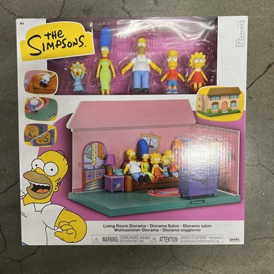 New The Simpsons Living Room - Deluxe Diorama Playset, Kids
