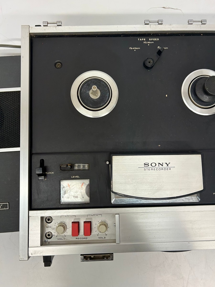 Vtg Sony Tapecorder TC-530 Solid State Stereo Reel Tape Recorder