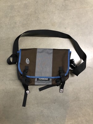 Timbuk2 Messenger Laptop Carry On Bag (16x10) Brown-Grey-Green | eBay