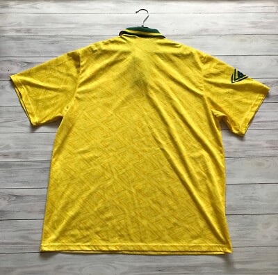 Brazil 1991 - 1993 Home football shirt jersey Umbro size XL | eBay