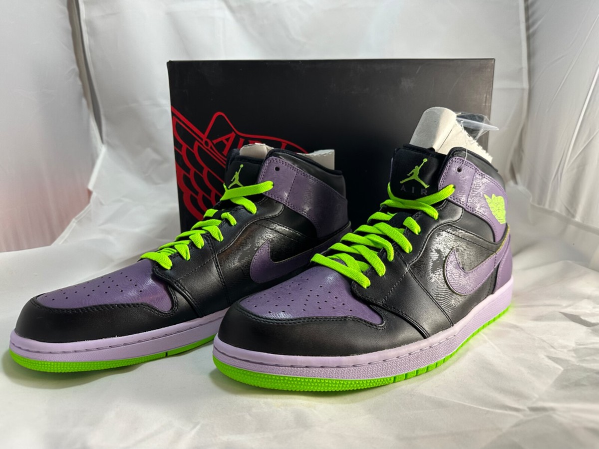 NIKE AIR JORDAN 1 RETRO JOKER NIGHT VISION 136065-021 SIZE 13