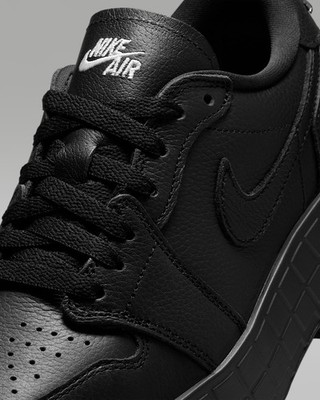 Nike Women's Air Jordan 1 Brooklyn Low Black/White - HF3184-001