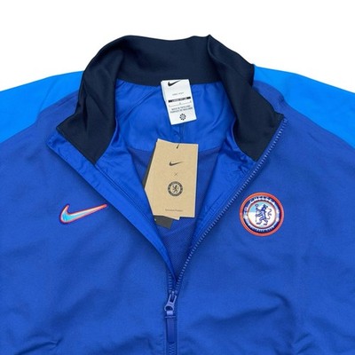 Nike Chelsea FC Blue Full Zip Anthem Jacket, Size Large NWT HF1827