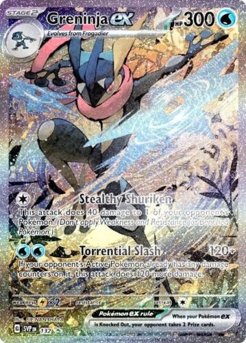 PSA 10 GEM MINT Greninja ex SVP 132 Pokemon Shrouded Fable Black