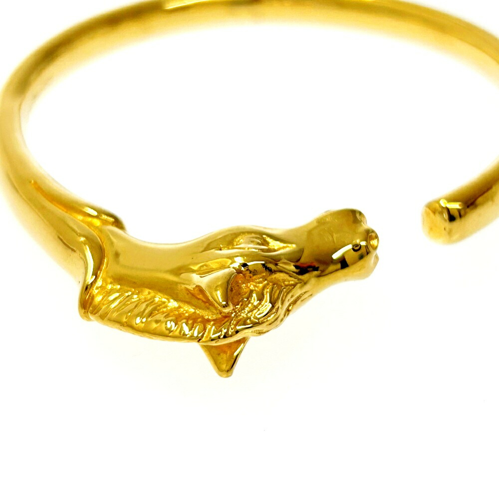 HERMES Cheval Horse Bangle Gold Accessory Bracelet | eBay