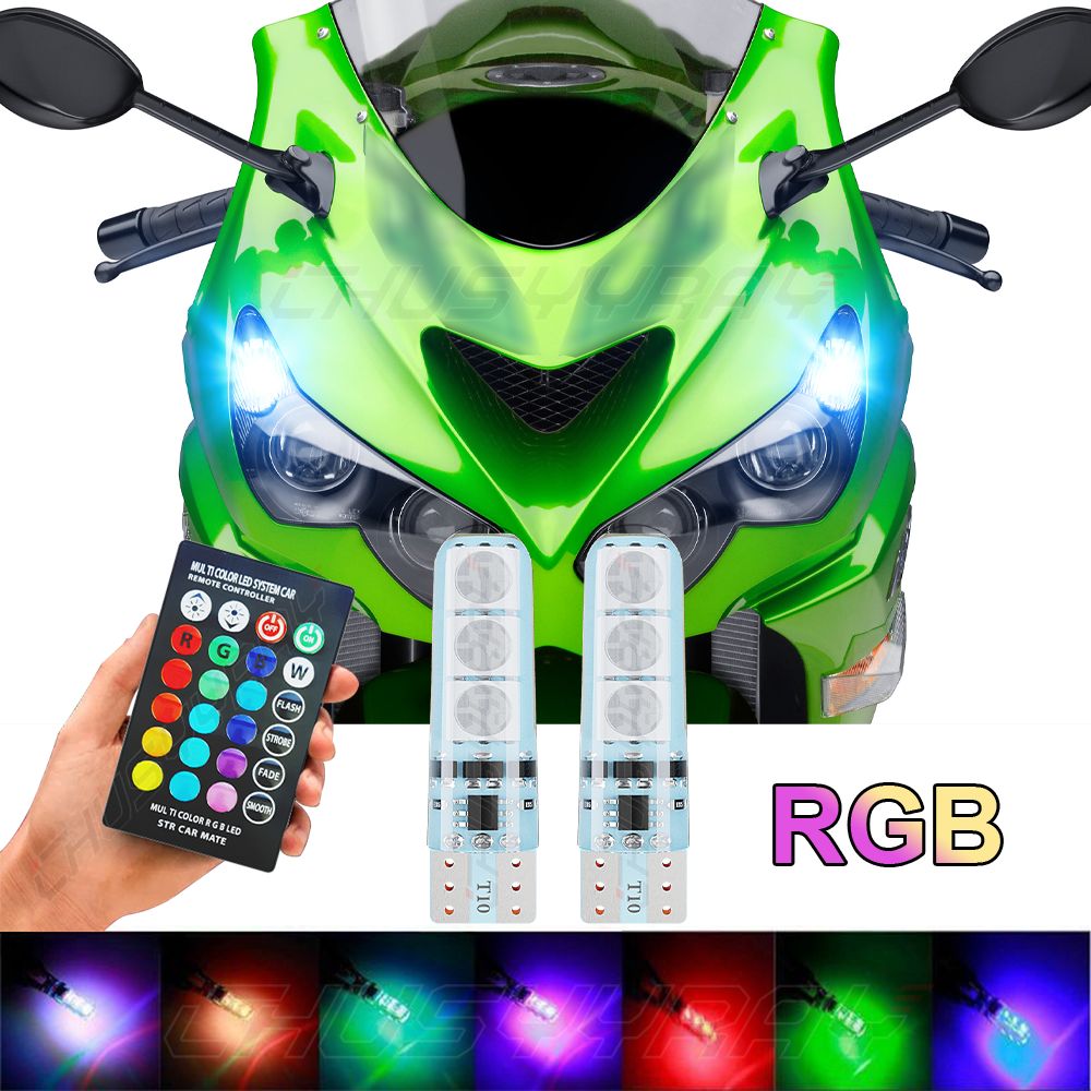 For Kawasaki Ninja KRT LED Pilot Park Lights T10 ninja 300 ex300