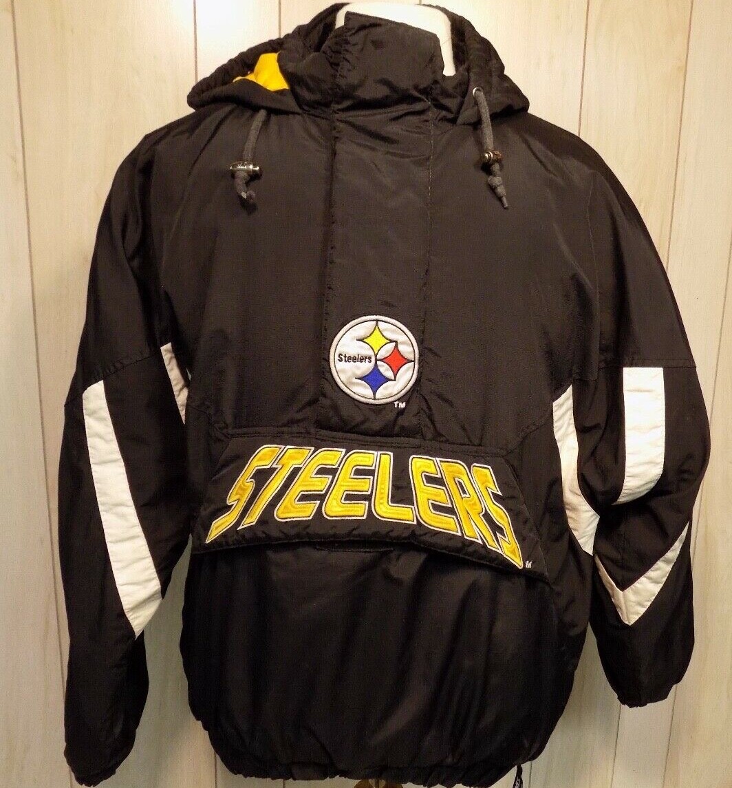 Pittsburgh Steelers Pro Line Starter Jacket Coat Size XL Vintage