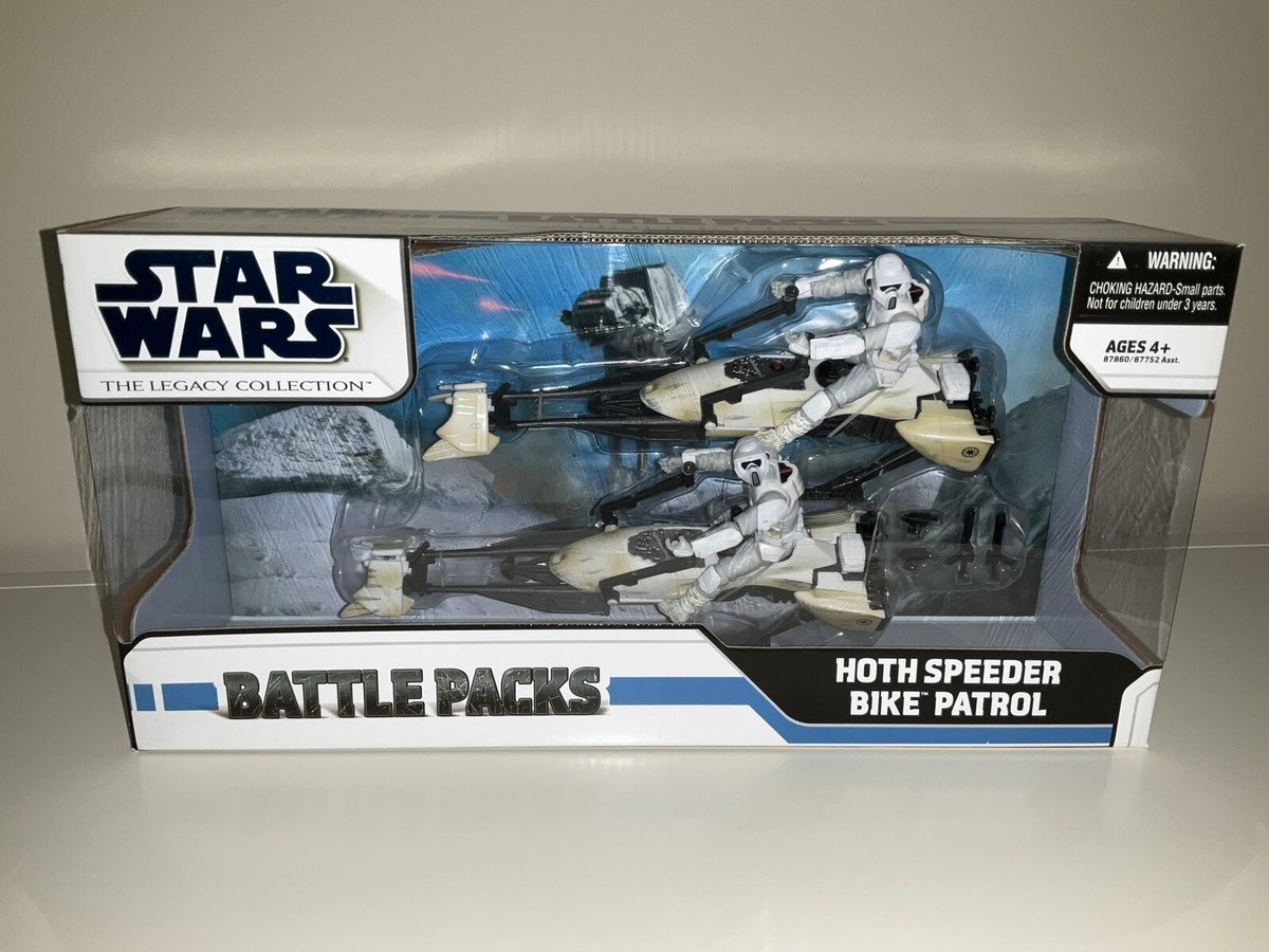 Star Wars The Legacy Collection Hoth Speeder Bike Patrol Figure