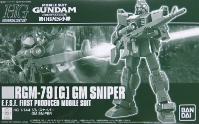 HG 1/144 Mobile Suit Gundam The 08th MS Team GM Sniper Model kit