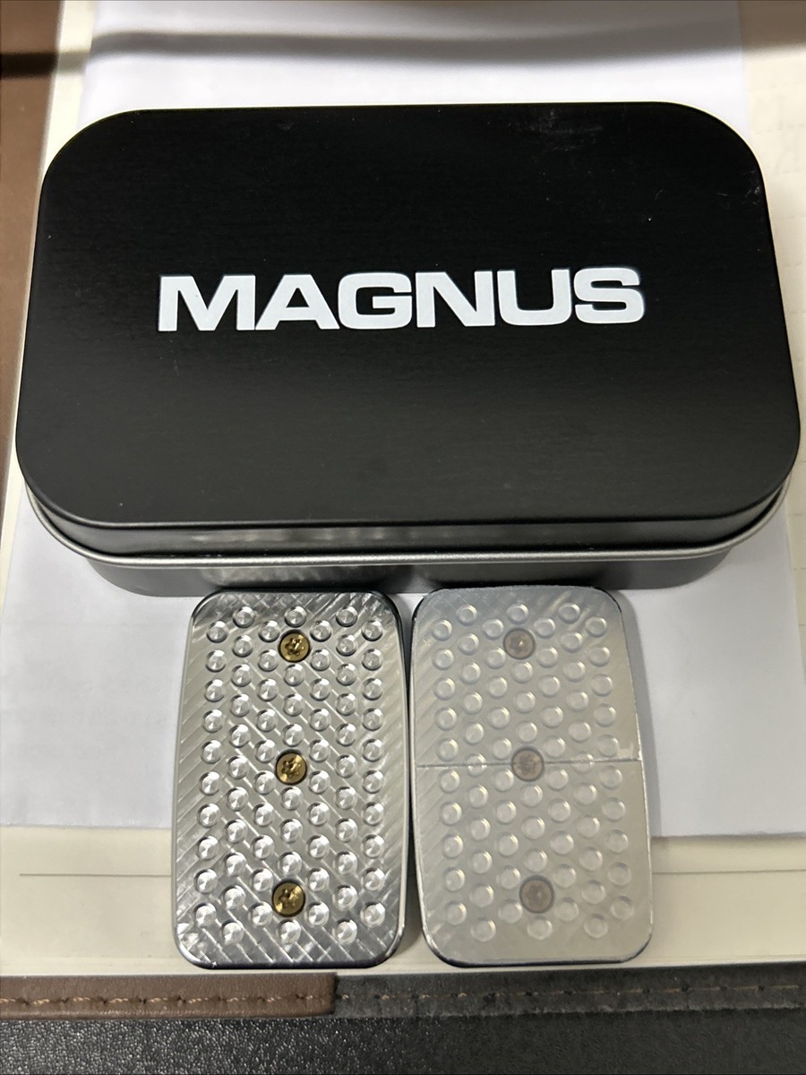 Magnus MagLab SS/Gold Hex Magnetic Fidget Slider RARE! | eBay