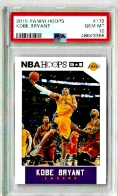 2015-16 Panini Hoops #172 Kobe Bryant with LeBron PSA 10 | eBay