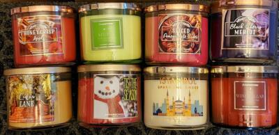 Bath & Body Works BBW - New 3 Wick / 14.5oz Candle - You Choose