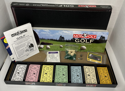 Monopoly Golf Signature Holes Edition Board Game - Parts Only