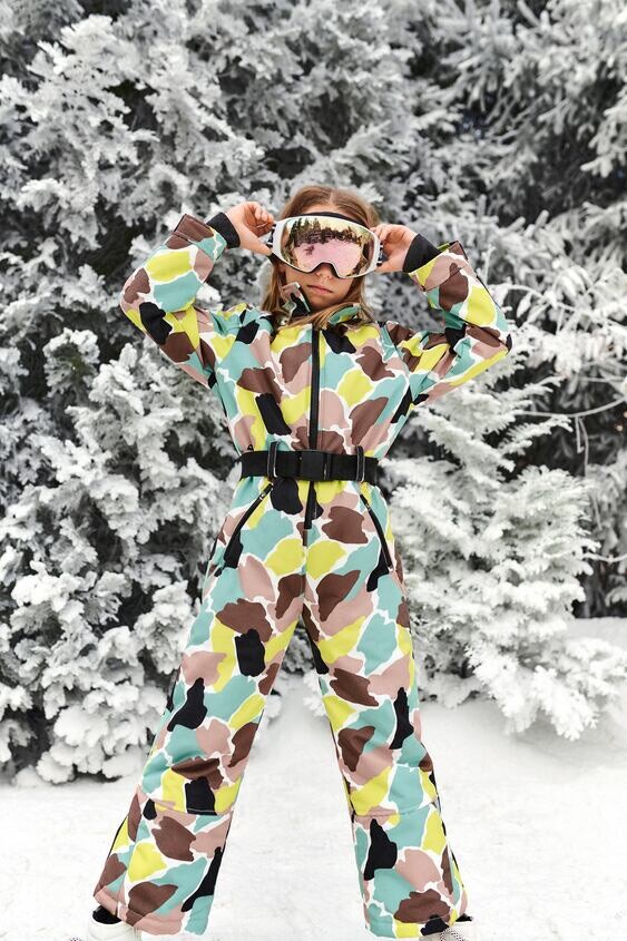 ZARA KIDS GIRL WATER REPELLENT PADDED SNOW JUMPSUIT SZ 6 | eBay