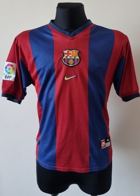 Barcelona 1998 - 1999 Home football Nike shirt #4 Guardiola size