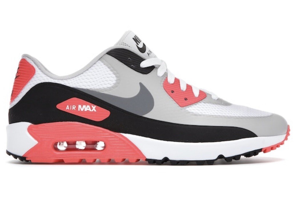 Nike Air Max 90 Golf Infrared Men's Size 13 CU9978-103 Black White