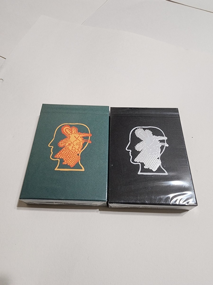 2 Decks Of Fontaine Brain Dead Playing Cards V1 & Braindead V2