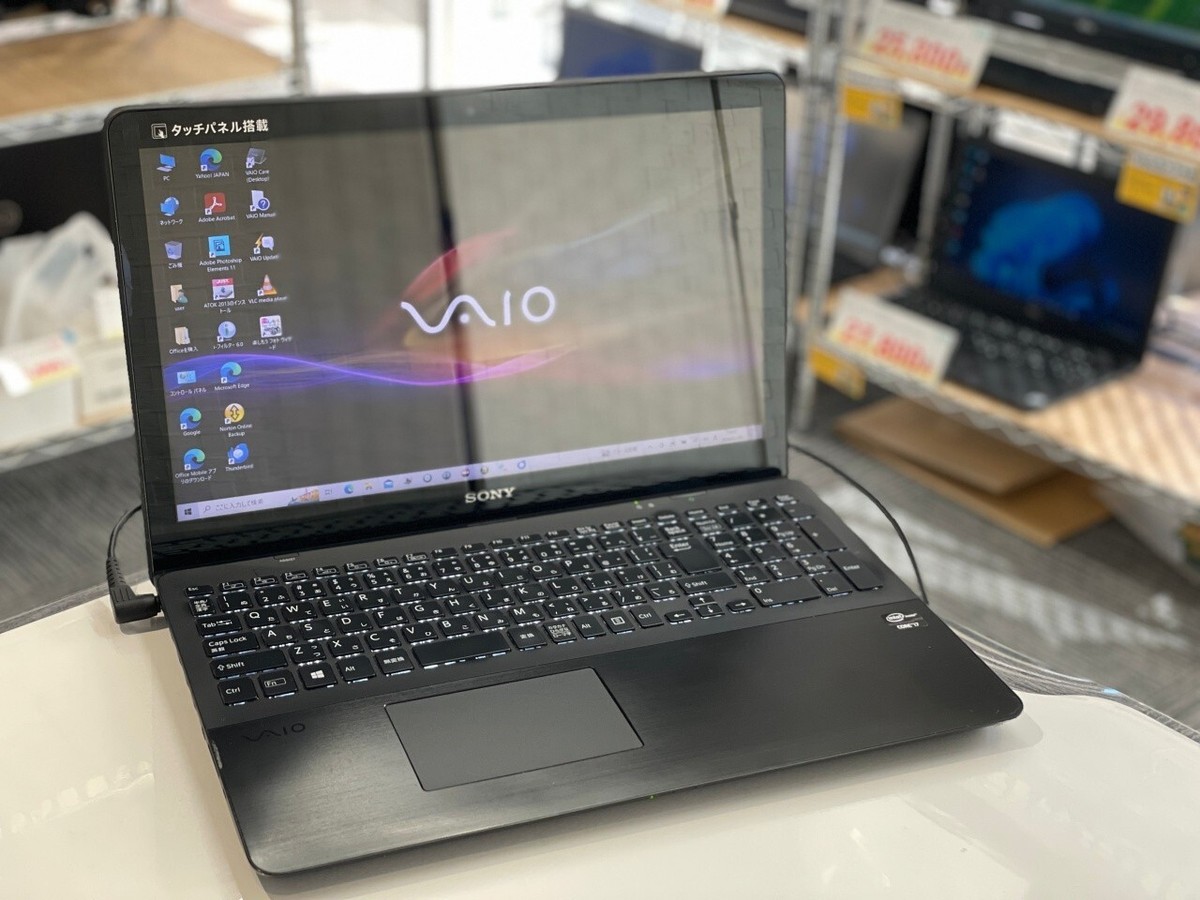 SONY VAIO Fit15 SVF15A19CJB Core i5 8GB 128GB(SSD) Win10 w/AC | eBay