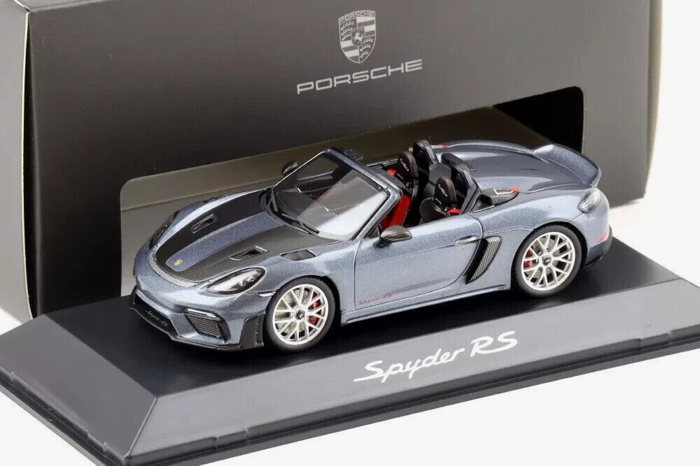 1/43 Porsche 718 (982) Spyder (Blue Grey) 2024 Diecast Minichamps