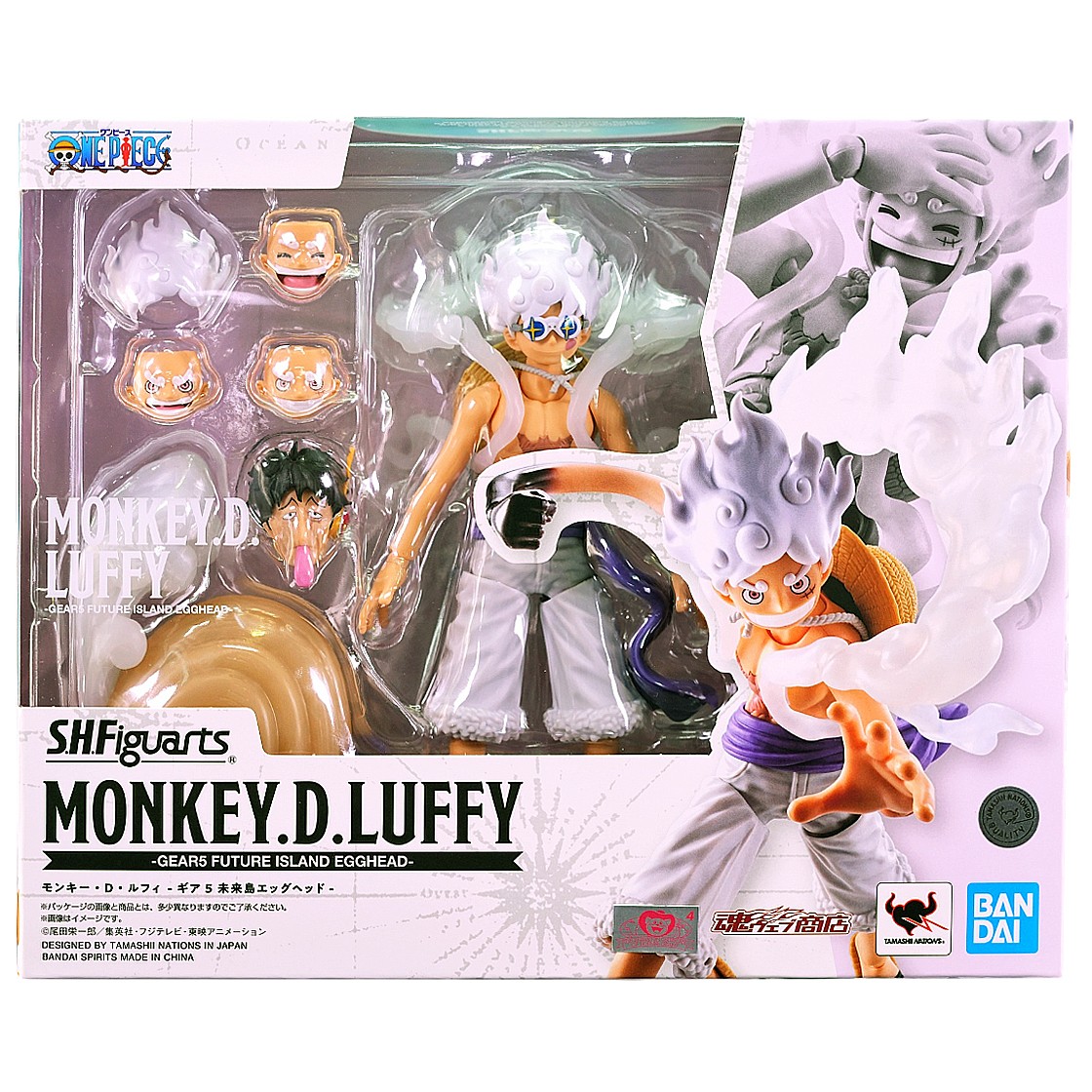 Stock Bandai S.H.Figuarts Monkey D. Luffy Gear 5 Future Island