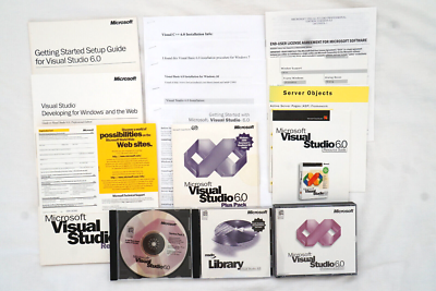 Microsoft Visual Studio Professional 6.0 6 PRO FULL VERSION