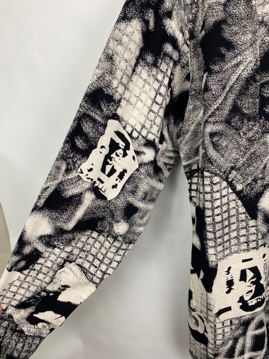 🇺🇸 Avant Garde Opium Style Art Shirt Y2K Rare Retro Anarchy size