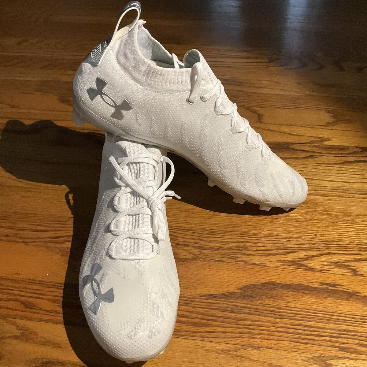 Under Armour UA Spotlight Lux MC Football Cleats White 3022654-100