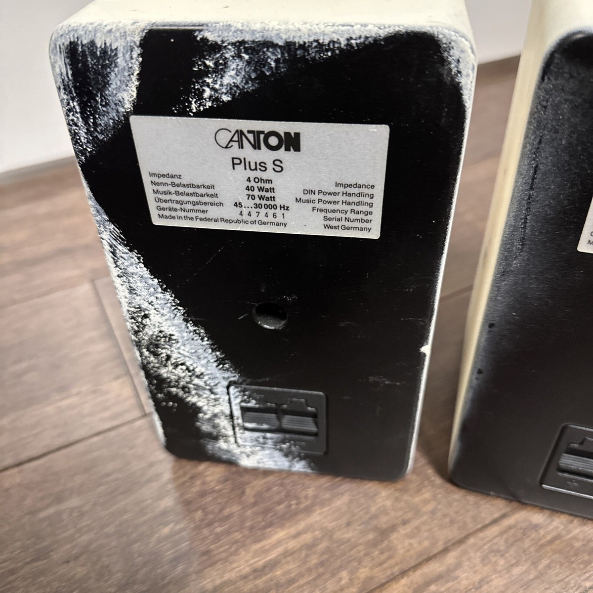 Canton speakers Plus S white. Made in Germany | eBay