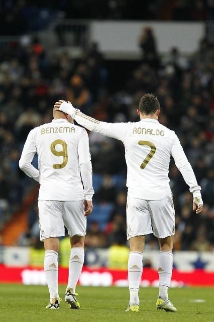 Karim Benzema Real Madrid #9 2011-12 Home Jersey Adidas M LFP