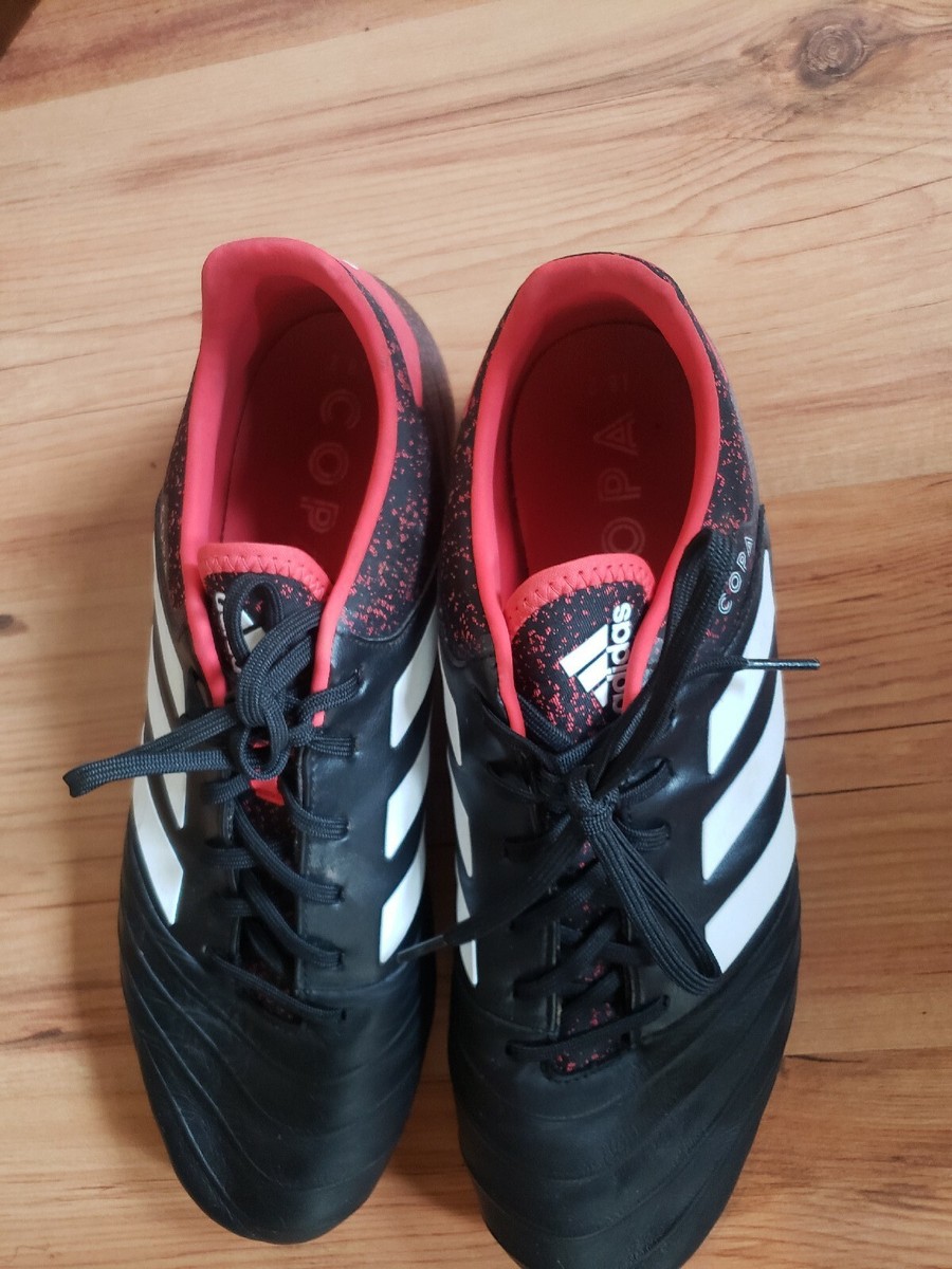 Adidas Copa 18.2 Soccer Men's US 13 Black Red Soccer Cleats Shoes