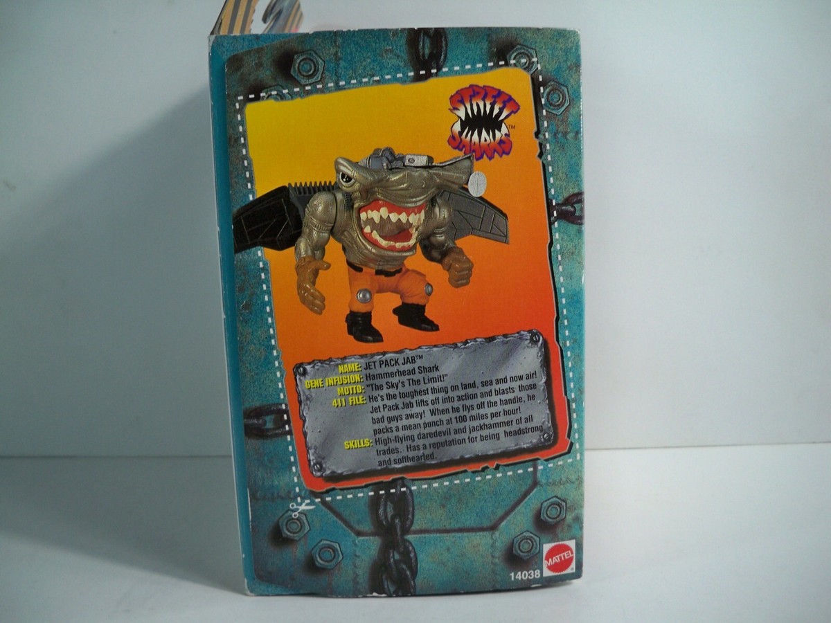 K22i00522 JET PACK JAB MISB MINT IN SEALED BOX 1995 STREET SHARKS