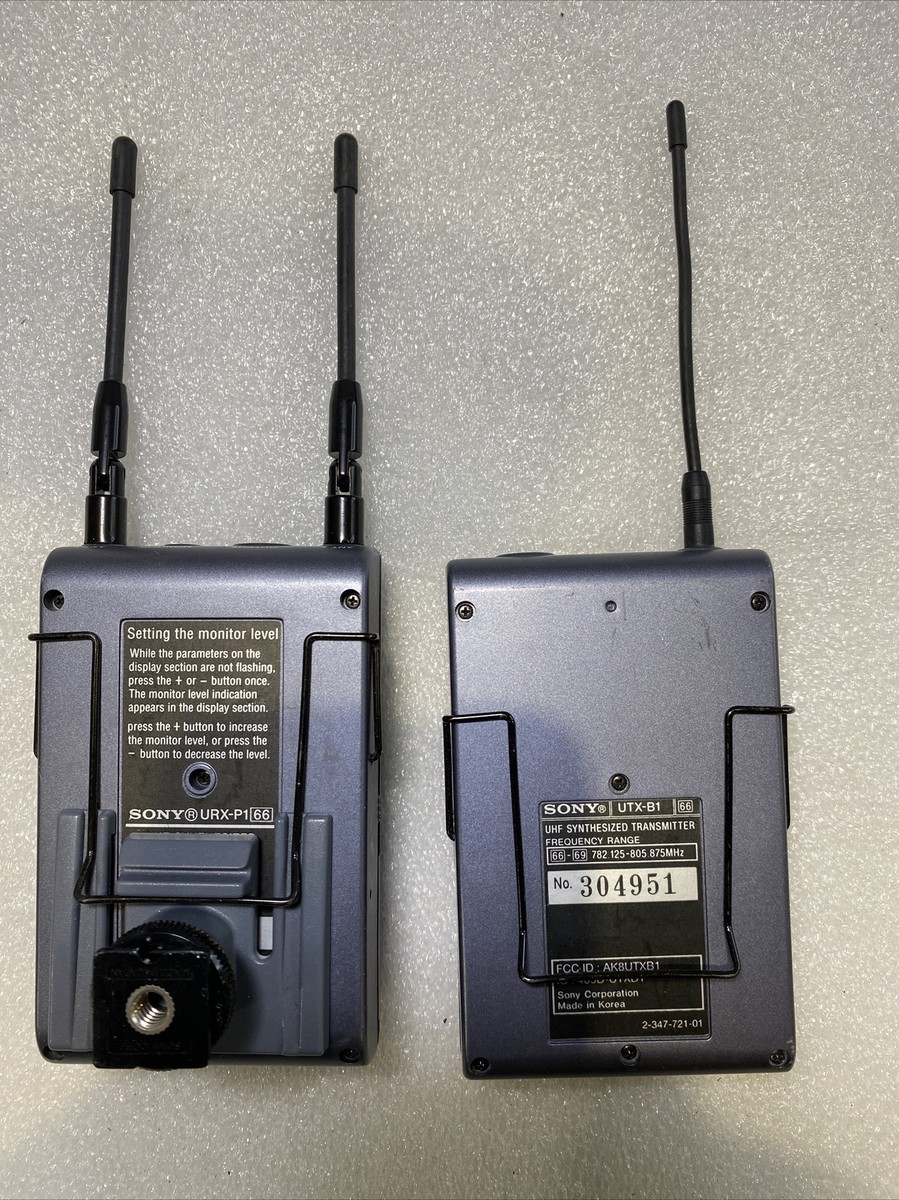 Sony URX-P1 UTX B1 Wireless UHF Diversity Tuner & Receiver | eBay