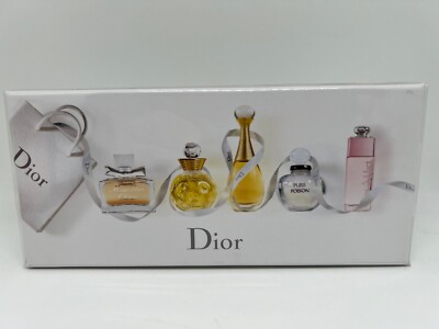 LES PARFUMS DE DIOR by DIOR 5 PIECES MINIATURE GIFT SET NICE FOR