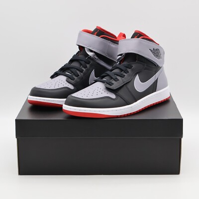 CQ3835-010 Nike Air Jordan 1 High FlyEase Black Cement Grey Fire