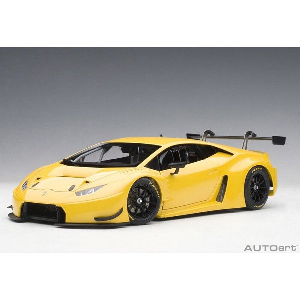 1/18 Lamborghini Huracan GT3 (Yellow With Pearl Effect) Model Car