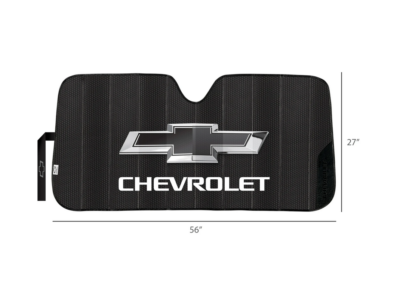 New CHEVY Car Truck Black Windshield Front Folding Sun Shade
