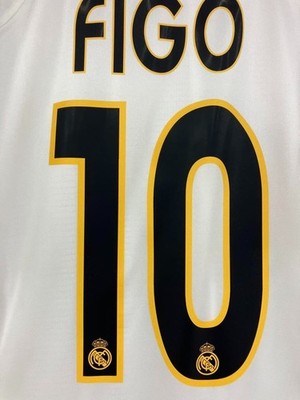 Figo Real Madrid 04/05 Official Adidas Authentic Shirt #10 M BNWT