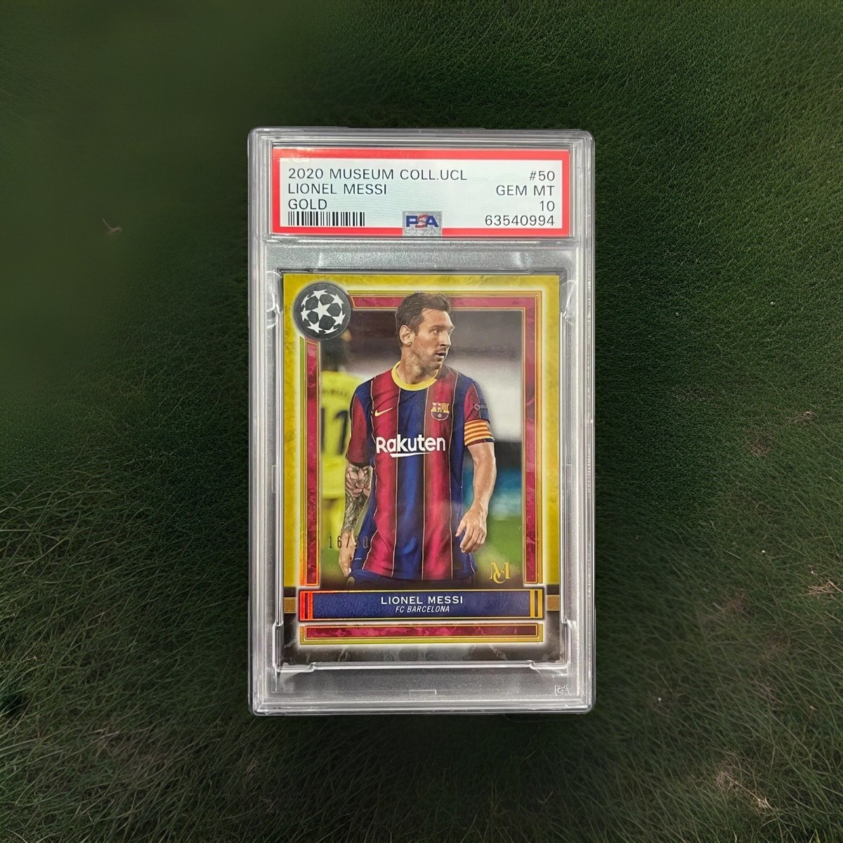 2020 Topps Museum Collection UEFA Champion League Lionel Messi