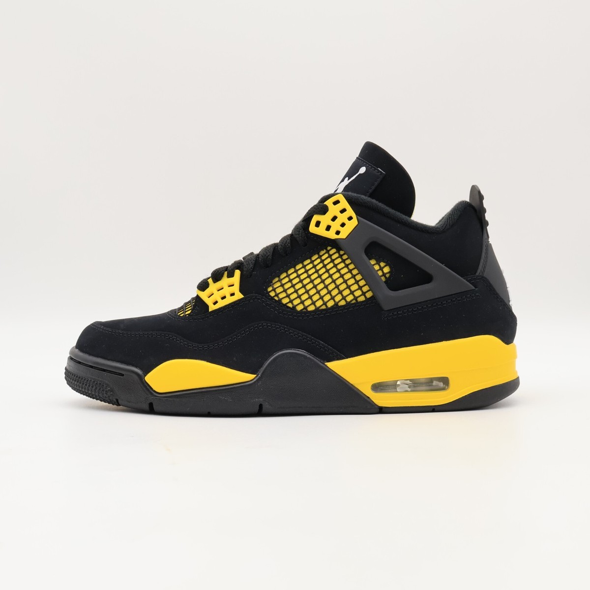 DH6927-017 Nike Air Jordan 4 Retro Thunder Lightning Black Tour
