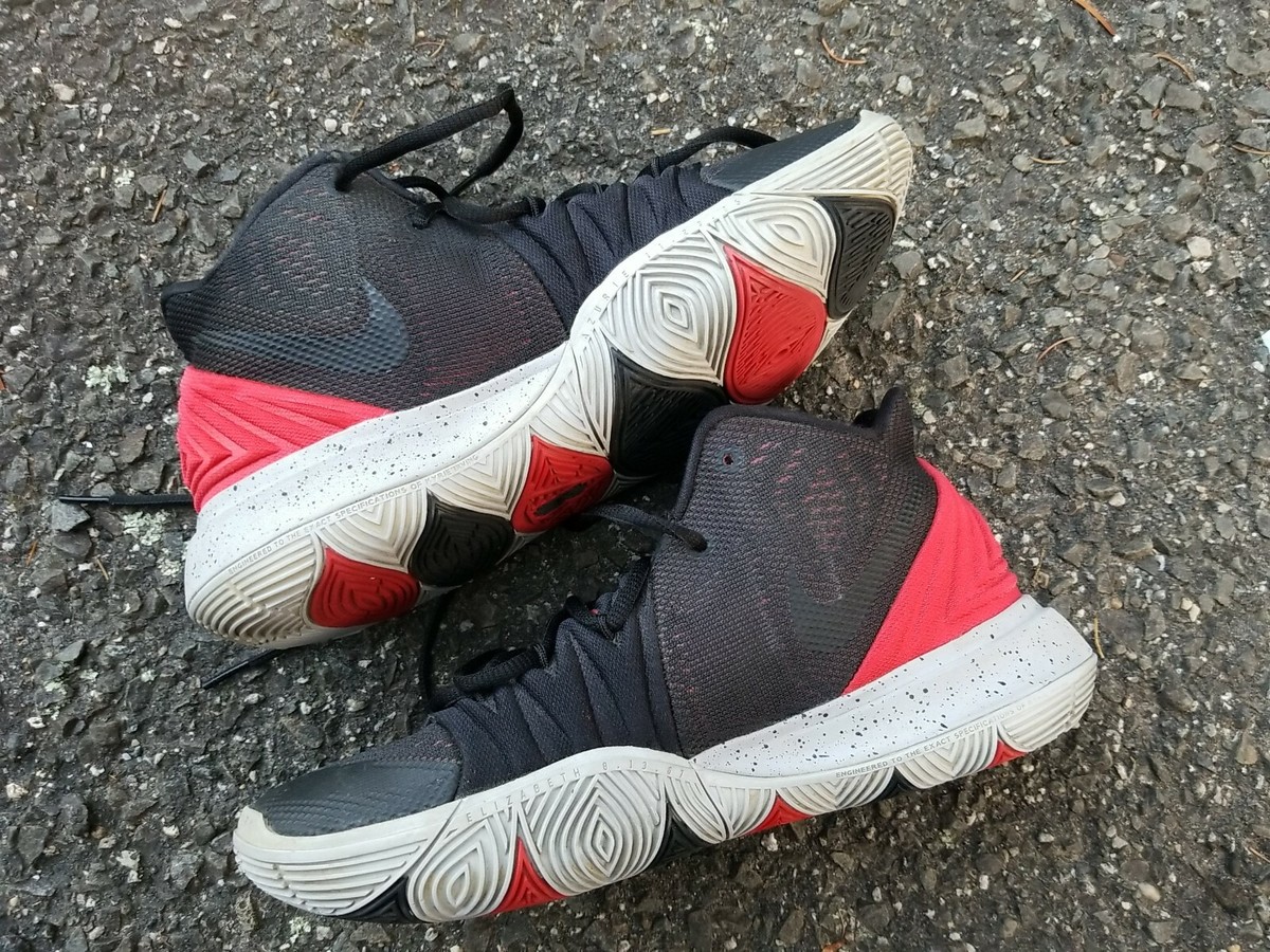 Nike Kyrie 5 Bred University Men's Black Red Size 8 Shoes Sneakers