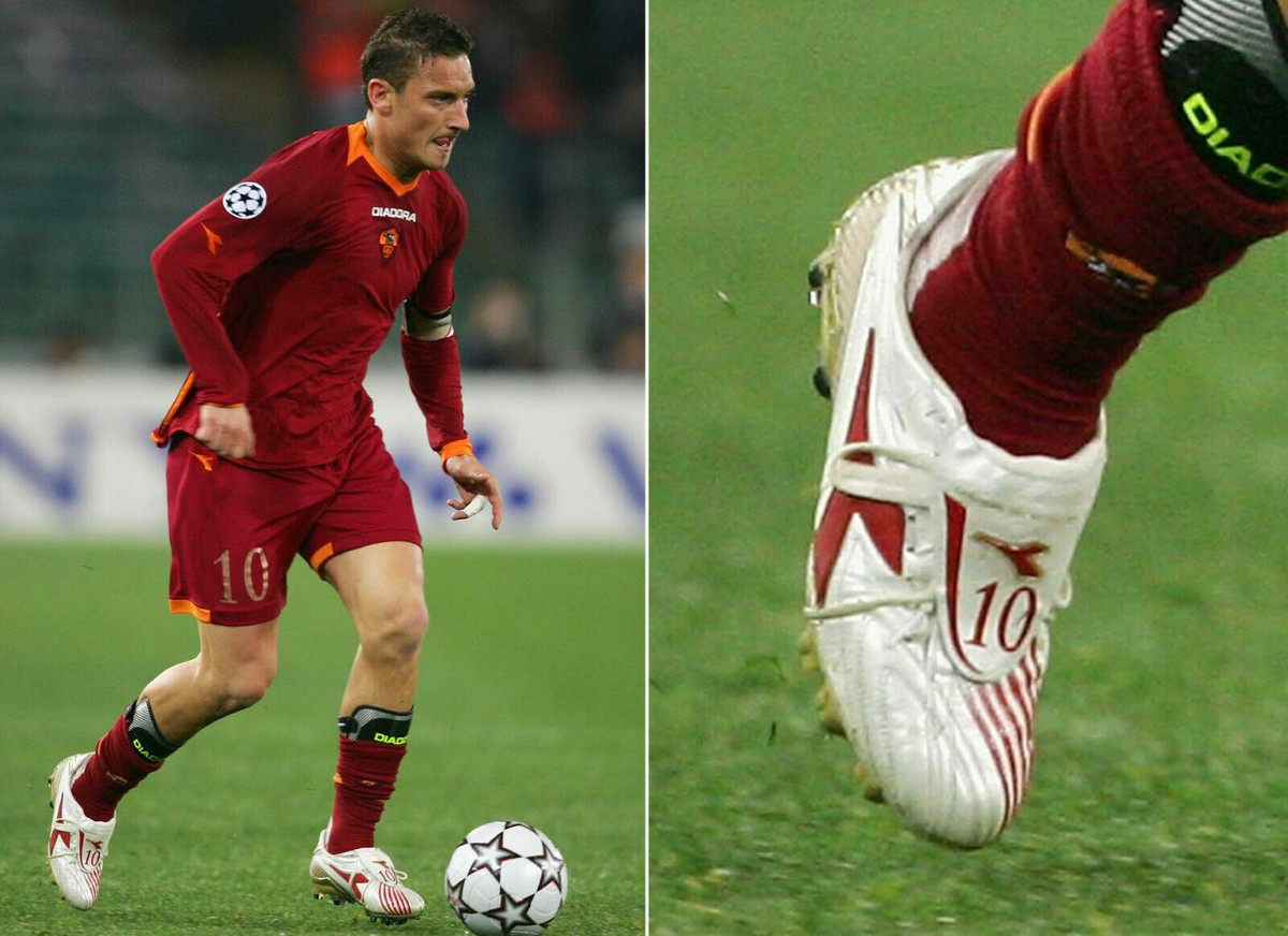 Totti Roma scarpe calcio boots Diadora Maximus LT Rare RTX 14