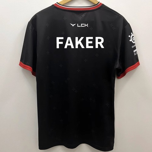 New 2025 LCK Team T1 Uniform Jersey S15 Faker Summer Quick Drying